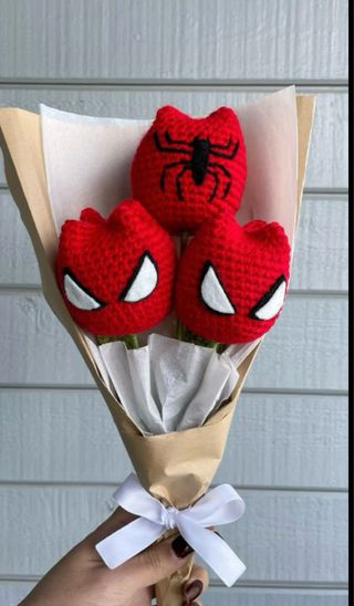 Tulipanes Crochet Spiderman