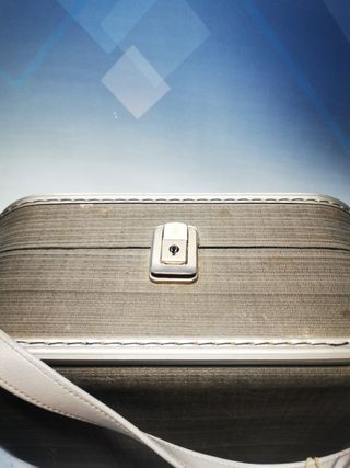 Maleta de mano, vintage 34x28x16 cm