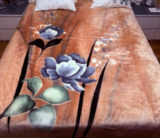 Manta LUXOR 62 Fleece Naranja y Azul