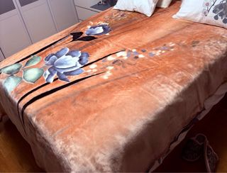 Manta LUXOR 62 Fleece Naranja y Azul