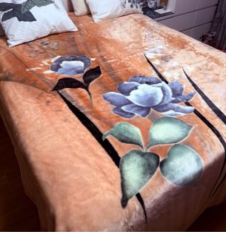 Manta LUXOR 62 Fleece Naranja y Azul