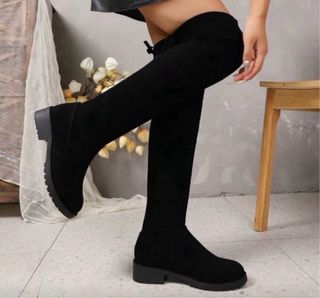 Botas altas negras mujer