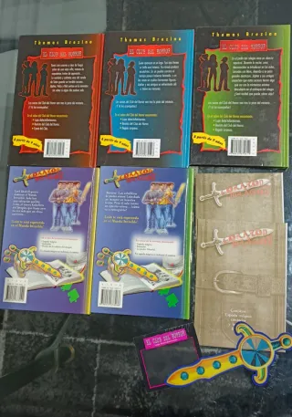 5 libros el club del horror y corazón de dragón