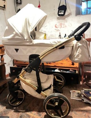 Carro Junama Blanco y Dorado