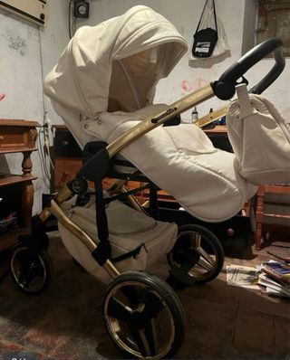 Carro Junama Blanco y Dorado