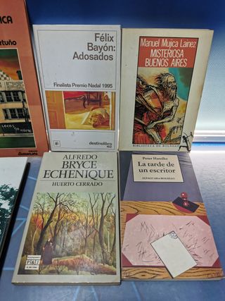 11 novelas contemporáneas, Adosados, Historia clínica, Deprisa, Huerto cerrado, Mas dura sera la caída y mas...