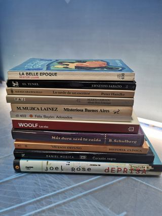 11 novelas contemporáneas, Adosados, Historia clínica, Deprisa, Huerto cerrado, Mas dura sera la caída y mas...