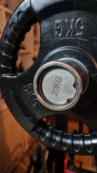 Rack Poleas Banco Barras Mancuernas Home gym.