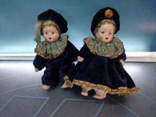 Bambole veneziane in porcellana