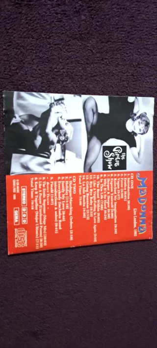 CD Doble Madonna The Girlie Show