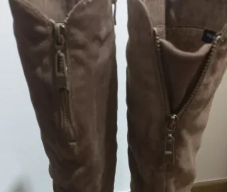 Botas Altas Marrón Mujer Núm- 37/ Interior Forrado