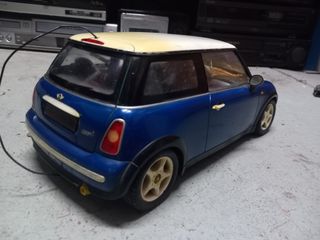 Mini Cooper Dickie Juguete Azul
