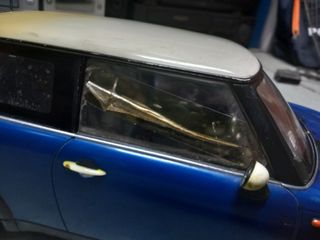 Mini Cooper Dickie Juguete Azul