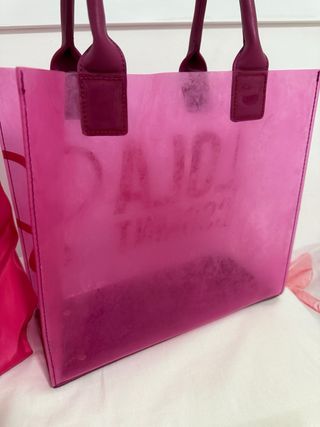 Bolso Lola Casademunt Rosa Transparente