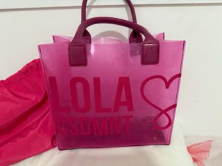 Bolso Lola Casademunt Rosa Transparente