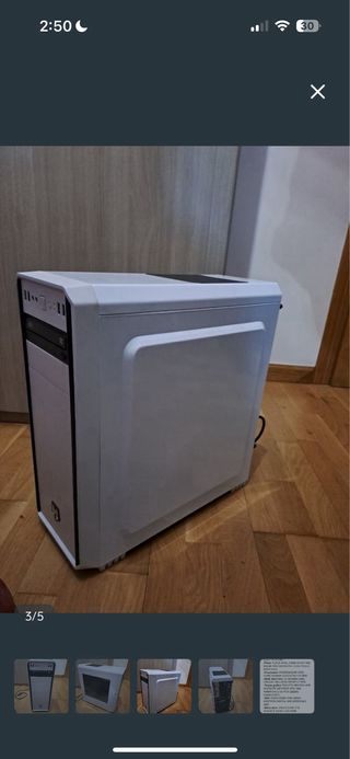 Caja PC Torre Blanca