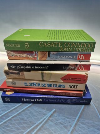 Lote 8 NOVELAS ROMÁNTICAS, Cásate conmigo, tu pasado me condena, Volver a Amar, La luna del Cazador y mas.