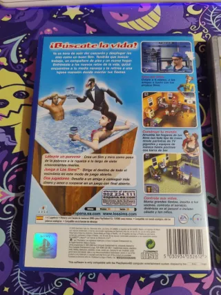 Los Sims 1 y Los Sims 2 Platinum (PS2)
