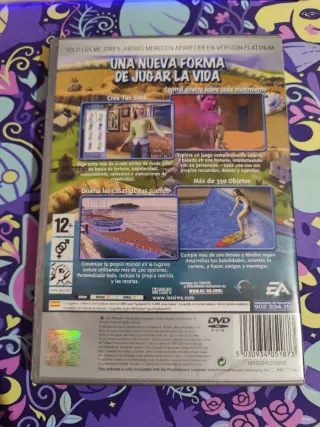 Los Sims 1 y Los Sims 2 Platinum (PS2)