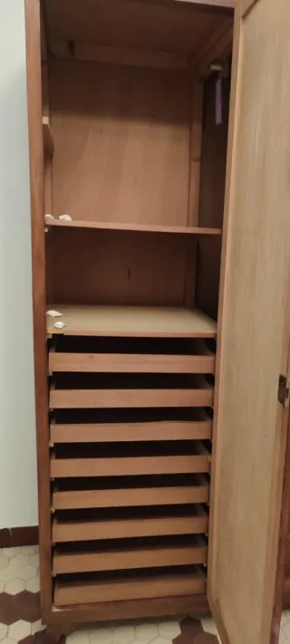 Armario vintage madera 4 puertas