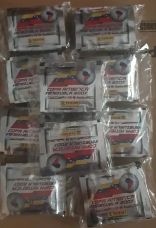 25 Sobres Panini Copa América Venezuela 2007