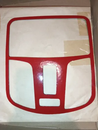 Marco Panel Luz Techo Hyundai Fibra Carbono