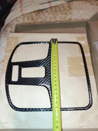 Marco Panel Luz Techo Hyundai Fibra Carbono