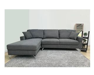 Sofá Chaise Longue Gris Oscuro