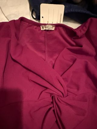 Vestido morado talla única