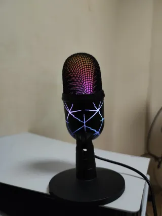 Micrófono Gaming RGB