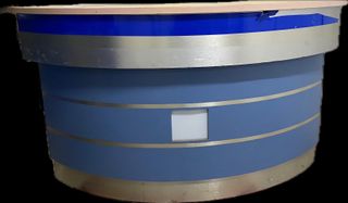 Mostrador curvo para negocios