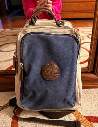 Mochila Serendetia Collection Beige/Azul