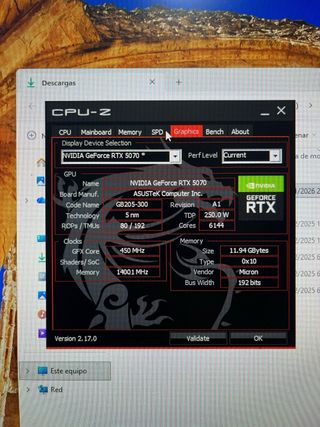 PC Gaming RTX 5070 Ryzen 7 7800x3D 32GB RAM6000MHz