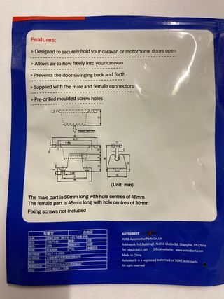 Retenedor Puerta Autocaravana/Caravana