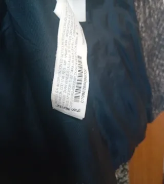 Casaco Zara Preto e Cinza