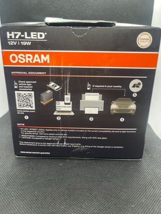Luces LED H7 OSRAM NIGHT BREAKER