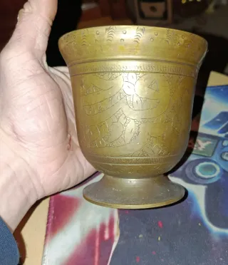 Mortero Antiguo de Alquimia