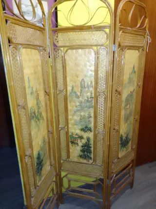 Biombo decorado