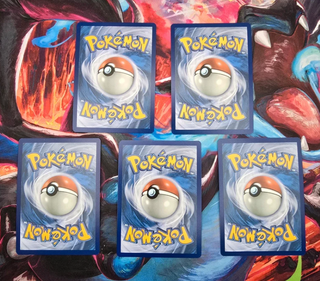 Lotto 5 Carte Pokemon Set Crepuscolo Mascherato