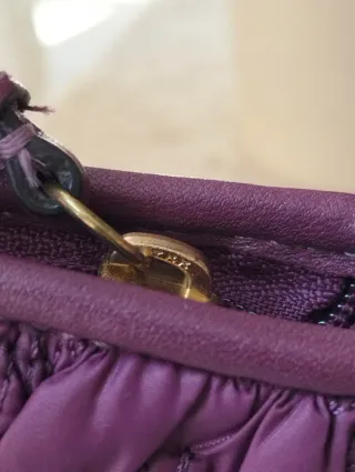 Coach 70th Anniversary Plum Madison Quilted