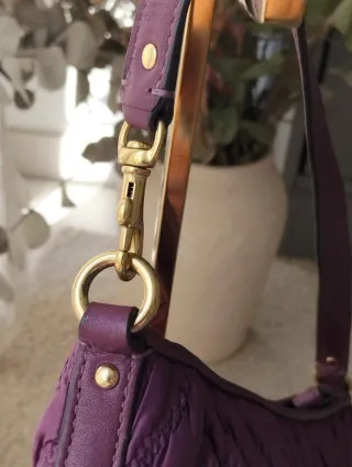 Coach 70th Anniversary Plum Madison Quilted