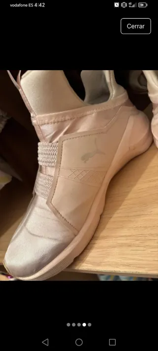 Zapatillas Puma Talla 38 Rosa/Beige