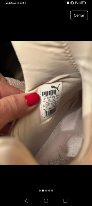 Zapatillas Puma Talla 38 Rosa/Beige