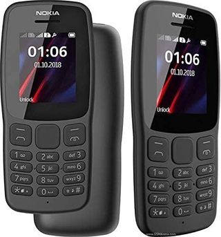 Nokia 106 (2018) TA-1114 DS , telefono movil clasico, dual sim, negro, NUEVO