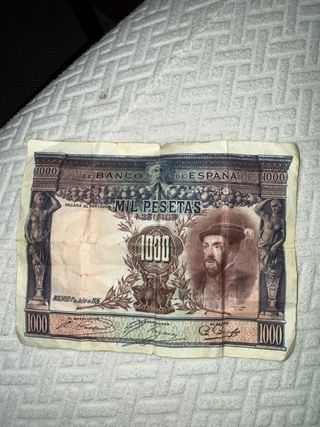 2 Billetes 1000 Pesetas 1925 y 1957