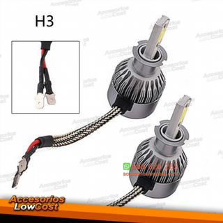 KIT DE DOS BOMBILLAS LED H3
