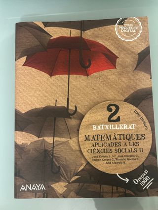 Matemáticas aplicadas a las ciencias sociales II