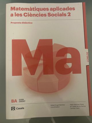 Matemáticas aplicadas a las CCSS II. SOLUCIONARIO