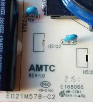 Placa Fuente Alimentación TV AMTC Haier H65K702UG