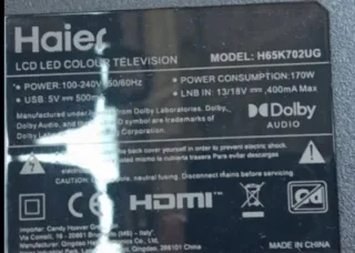 Placa Fuente Alimentación TV AMTC Haier H65K702UG